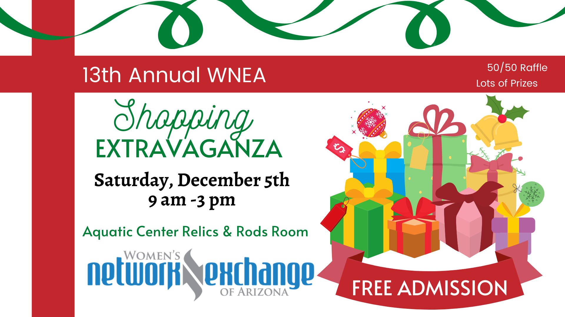 Women’s Network Exchange of Arizona 13th Annual Shopping Extravaganza is cancelled.